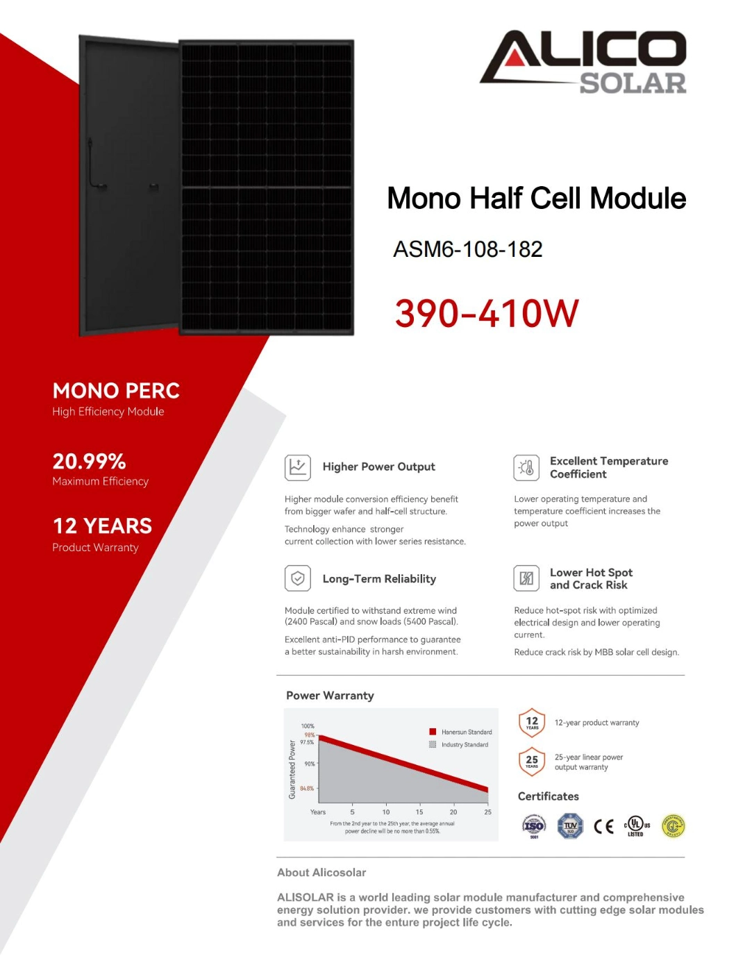Factory 182mm Half Cell Solar PV Modules 410W 550W 700W 144cells Photovoltaic Perc Hjt Mono Solar Panel Price for Home Commercial Solar Power Energy System