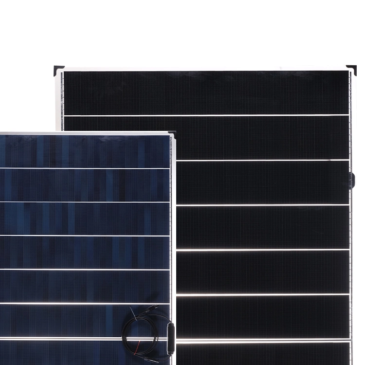 Wholesale High Quality Bifacial Mono Solar Module Black Shingle 670W