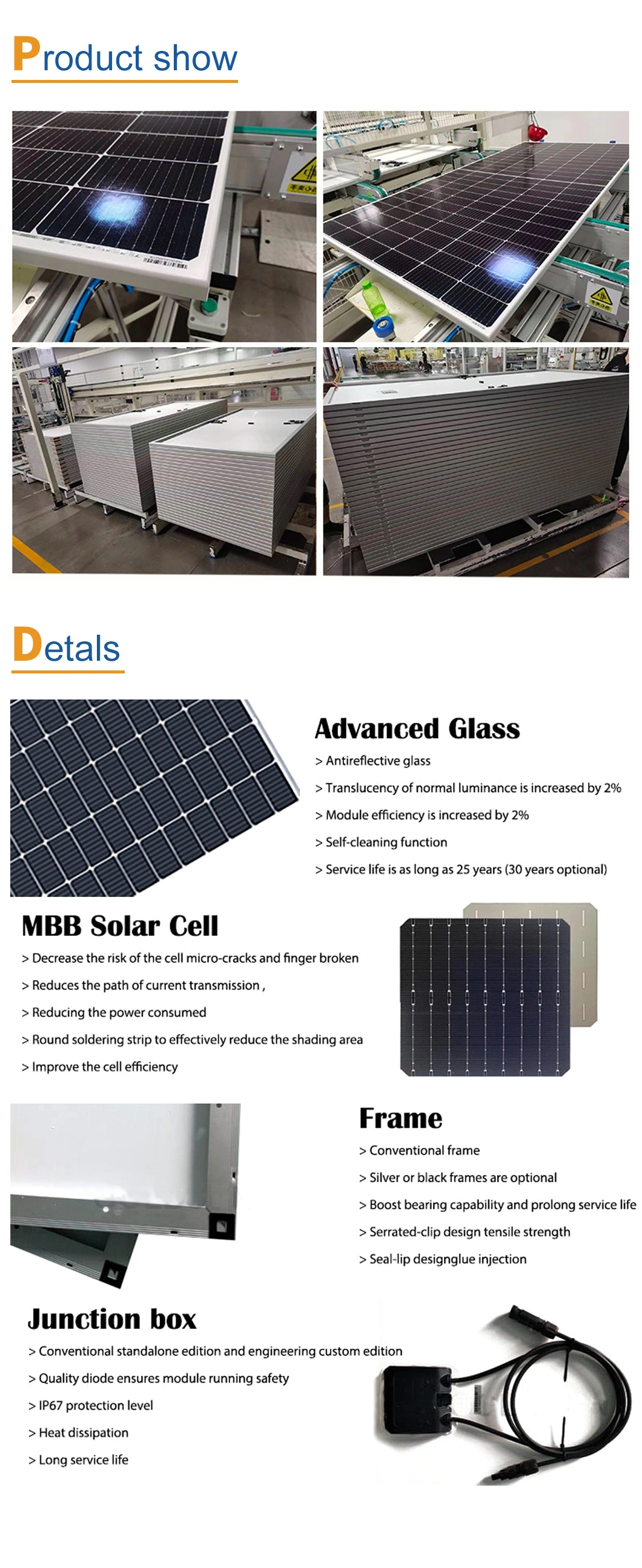 High Efficiency Good Price Yingli 435-450W Solar Panel with CE, TUV