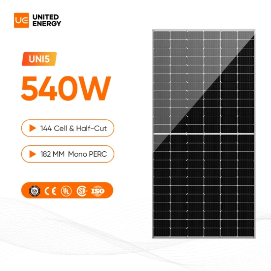 Half Cut Cell Bifacial Perc Mono Crystalline Solar Panel 48 Volt 450W 500W 540W 545W 535W 550W BIPV Solar Panel
