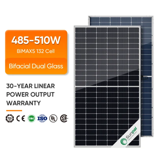 Sunpal Bifacial Double Glass Solar Panels 490 Watt 495 Watt 500 Watt 505 Watt for Commercial Use