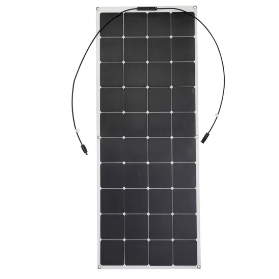 100 Watt 12 Volt 110W 120W Monocrystalline Semi-Flexible Bendable Mono off-Grid Charger Flexible Solar Panel for Marine RV Cabin Van Car Uneven Roof Surfaces
