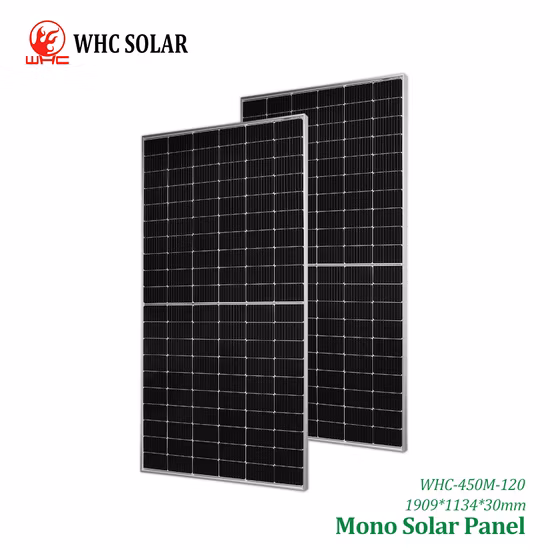 Factory 182mm Half Cell Solar PV Modules 410W 550W 700W 144cells Photovoltaic Perc Hjt Mono Solar Panel Price for Home Commercial Solar Power Energy System